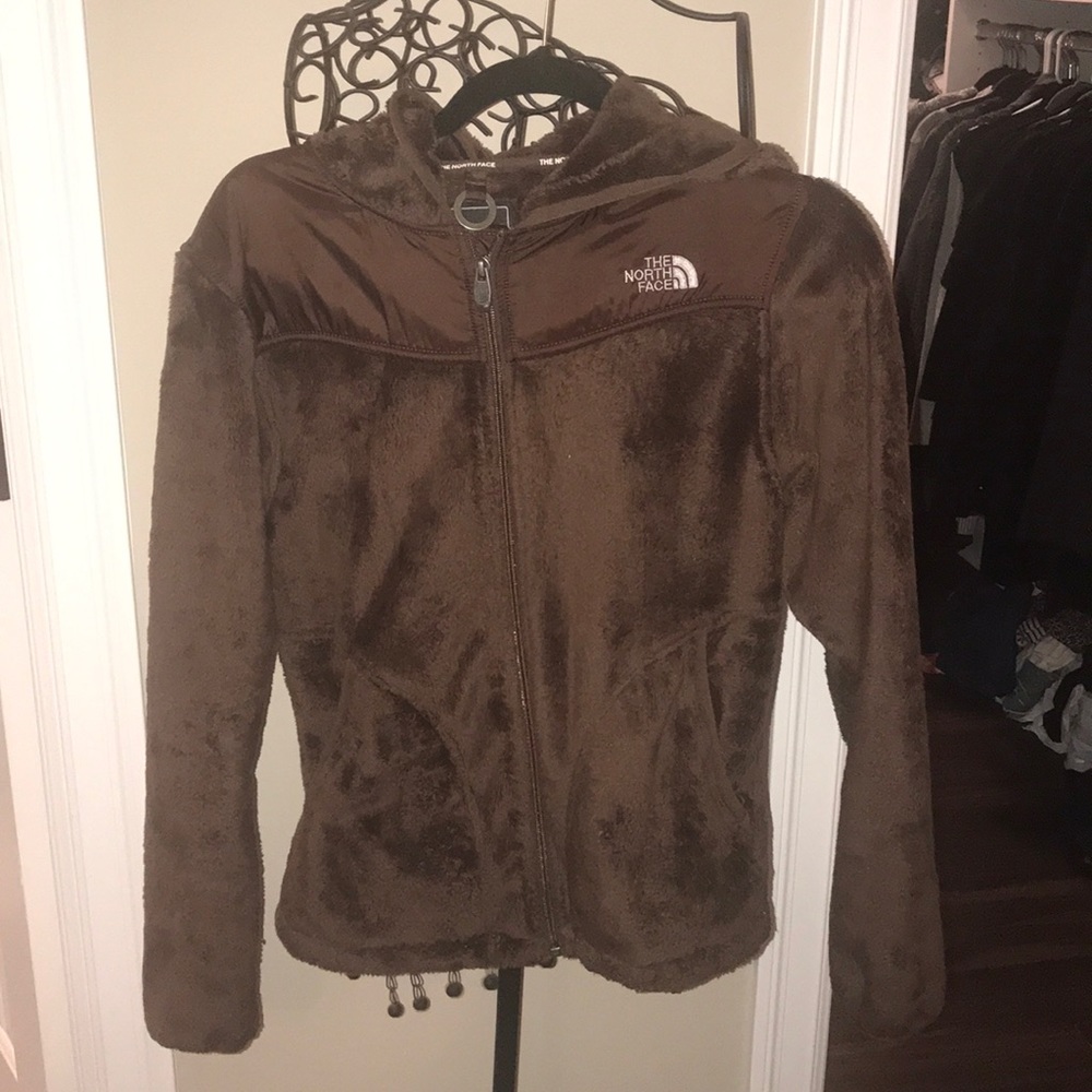 Chocolate brown north face fleece